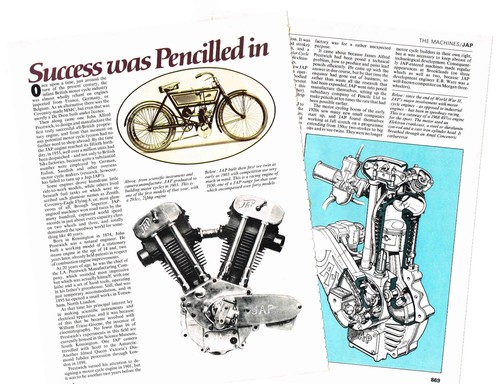 Old jap motorcycle engine - (uk),